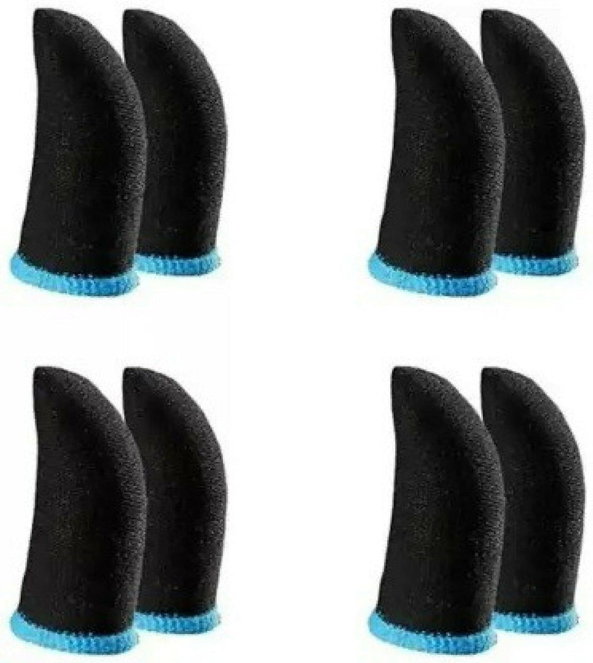 Mobile Gaming Finger Sleeves – 4 Pairs | Sweat-Proof & Touchscreen Sensitive (Copy)